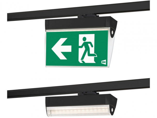 Gemonteerde railadapter zwart