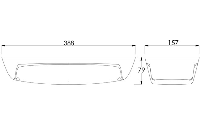 4XL0900SW3K (3000K) - technische tekening